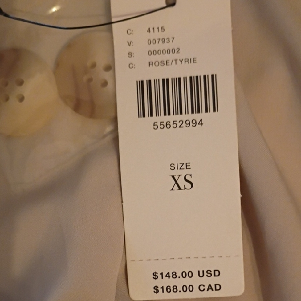 NWT Bishop + young ( Anthropologie)  Double-Breasted Rosey/ Salmon  Blazer. - Picture 8 of 11